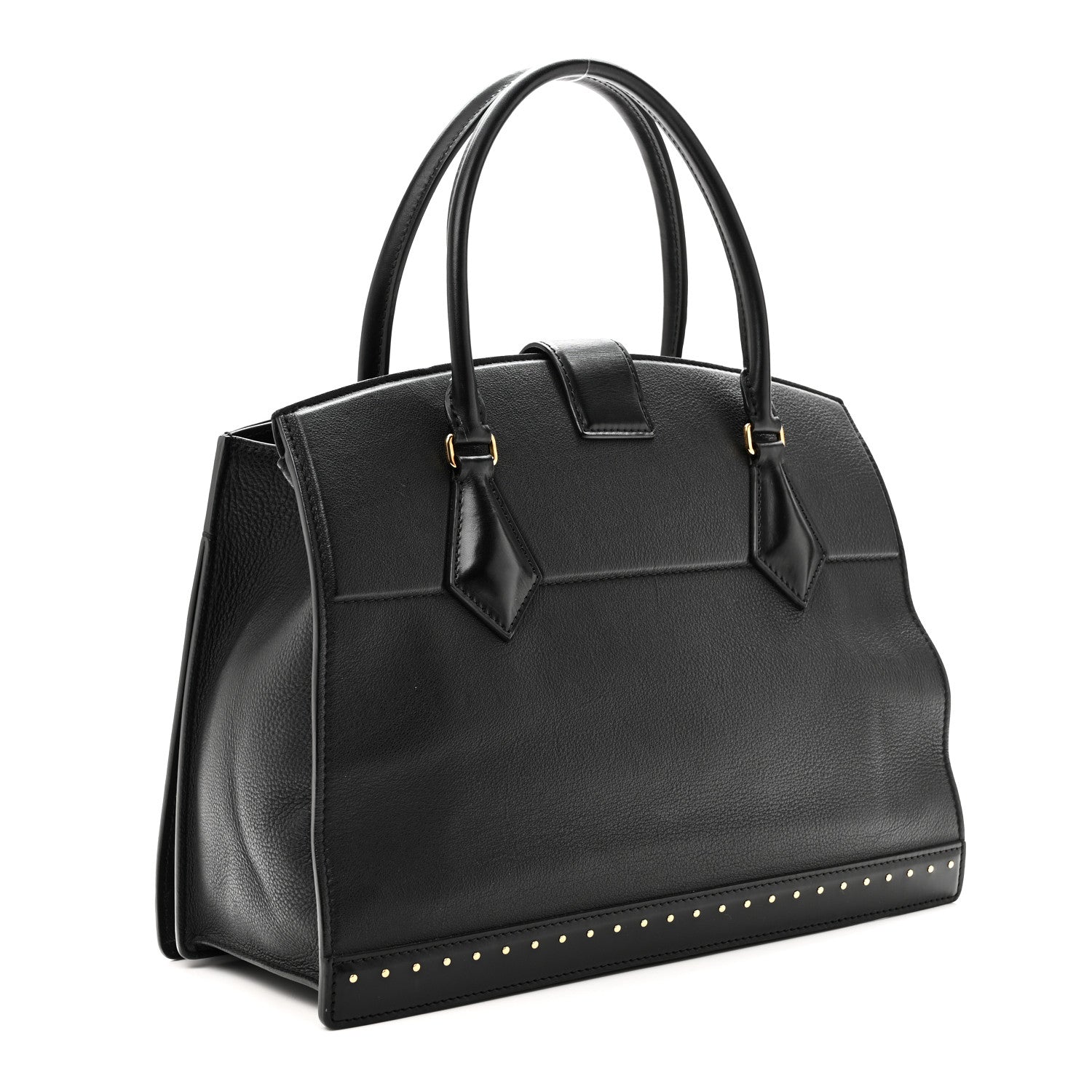 Louis Vuitton Taurillon Cour Marly MM Black 3 of 9