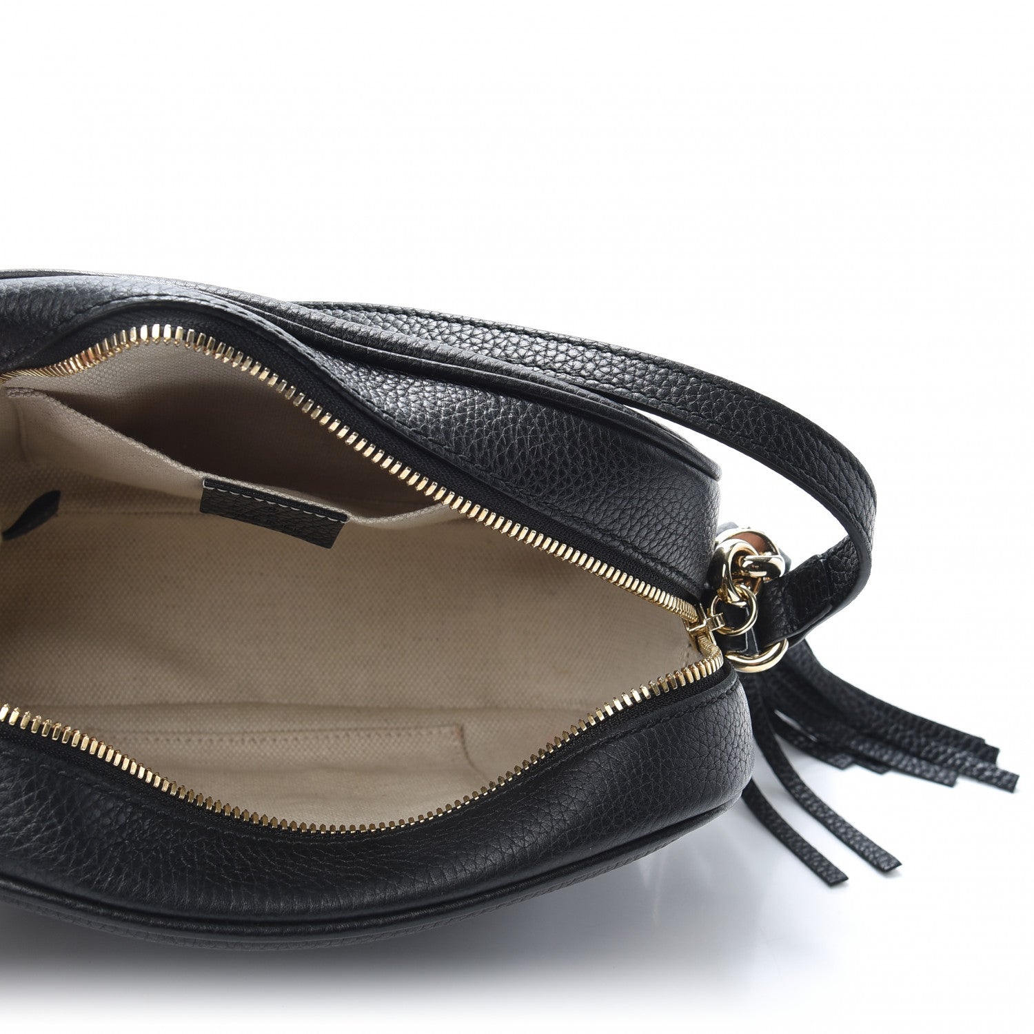 Gucci Pebbled Calfskin Small Soho Disco Bag Black 5 of 10