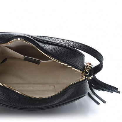 Gucci Pebbled Calfskin Small Soho Disco Bag Black 5 of 10