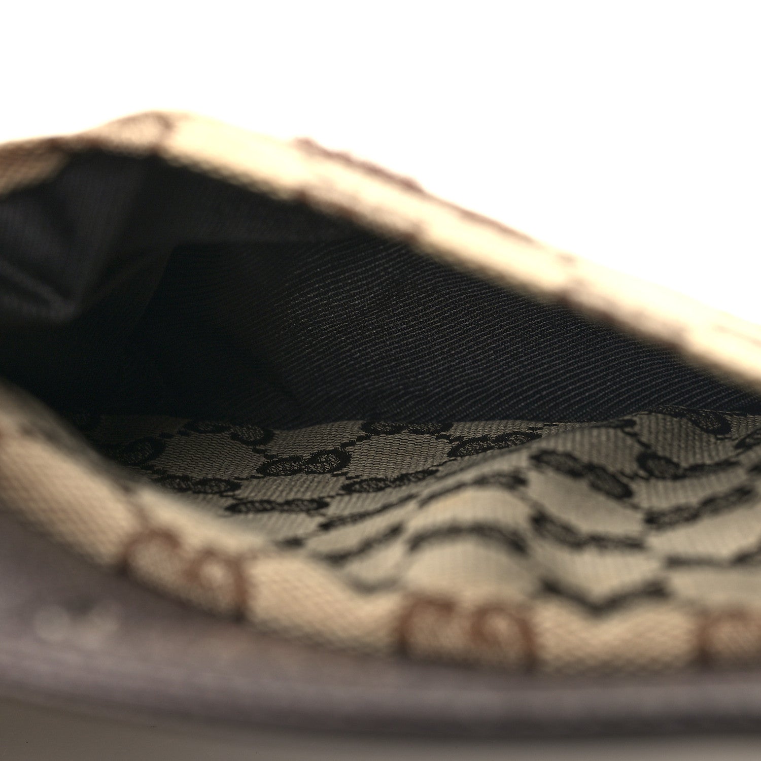 Gucci GG Monogram Double Pocket Belt Bag Dark Brown 6 of 12