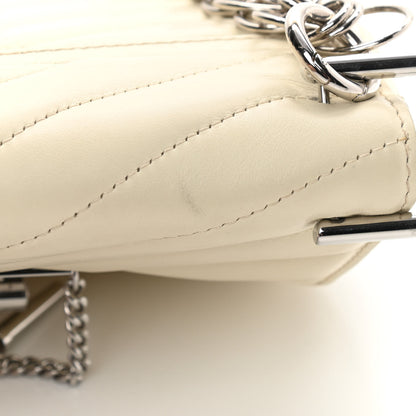 Chloe Calfskin Quilted Mini Drew Bijou Shoulder Bag Natural White 17 of 17