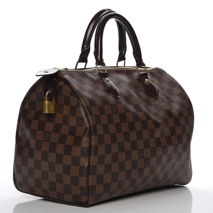 Louis Vuitton Damier Ebene Speedy 30 3 of 8