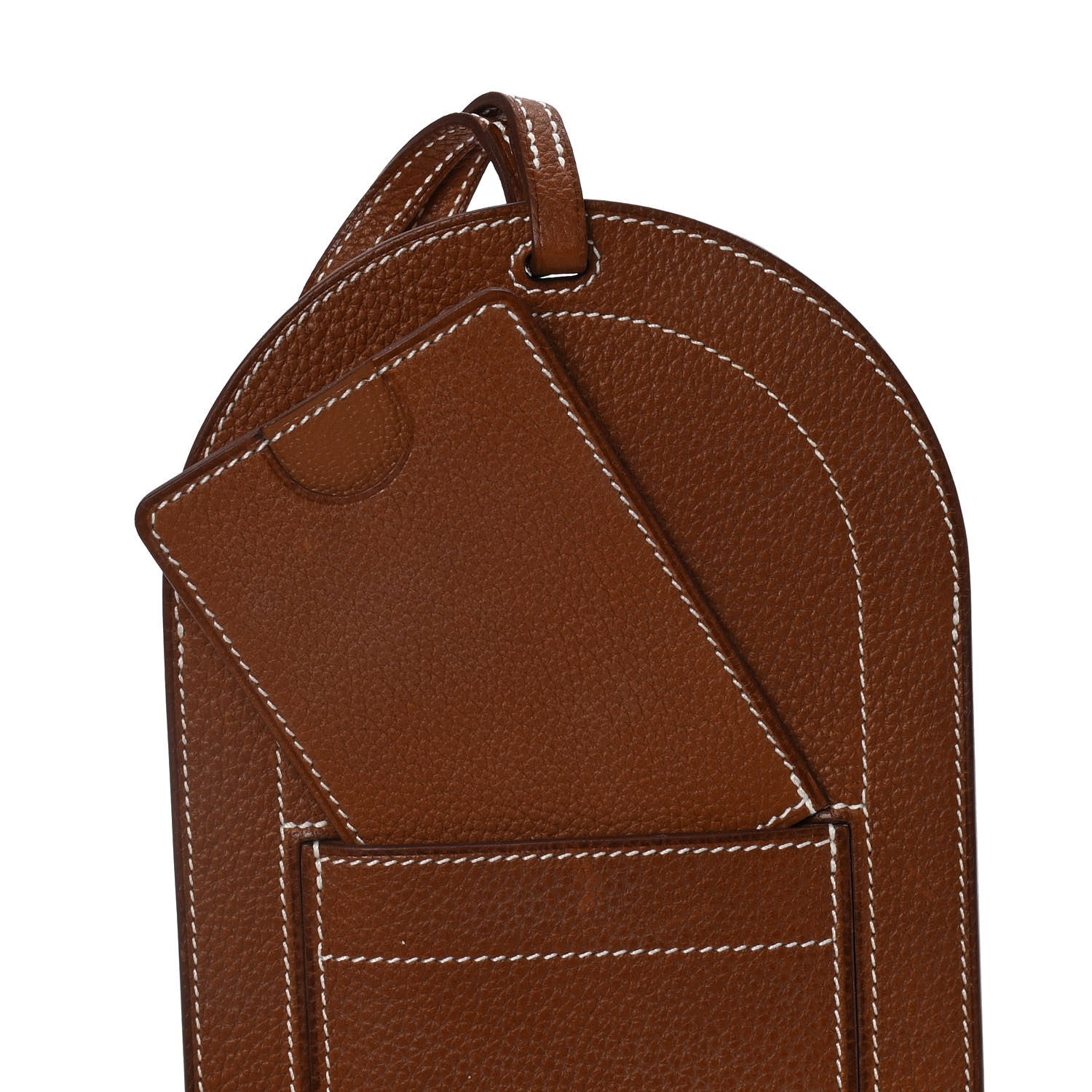 Hermes Barenia Faubourg In-The-Loop Phone To Go GM Case Fauve 11 of 12