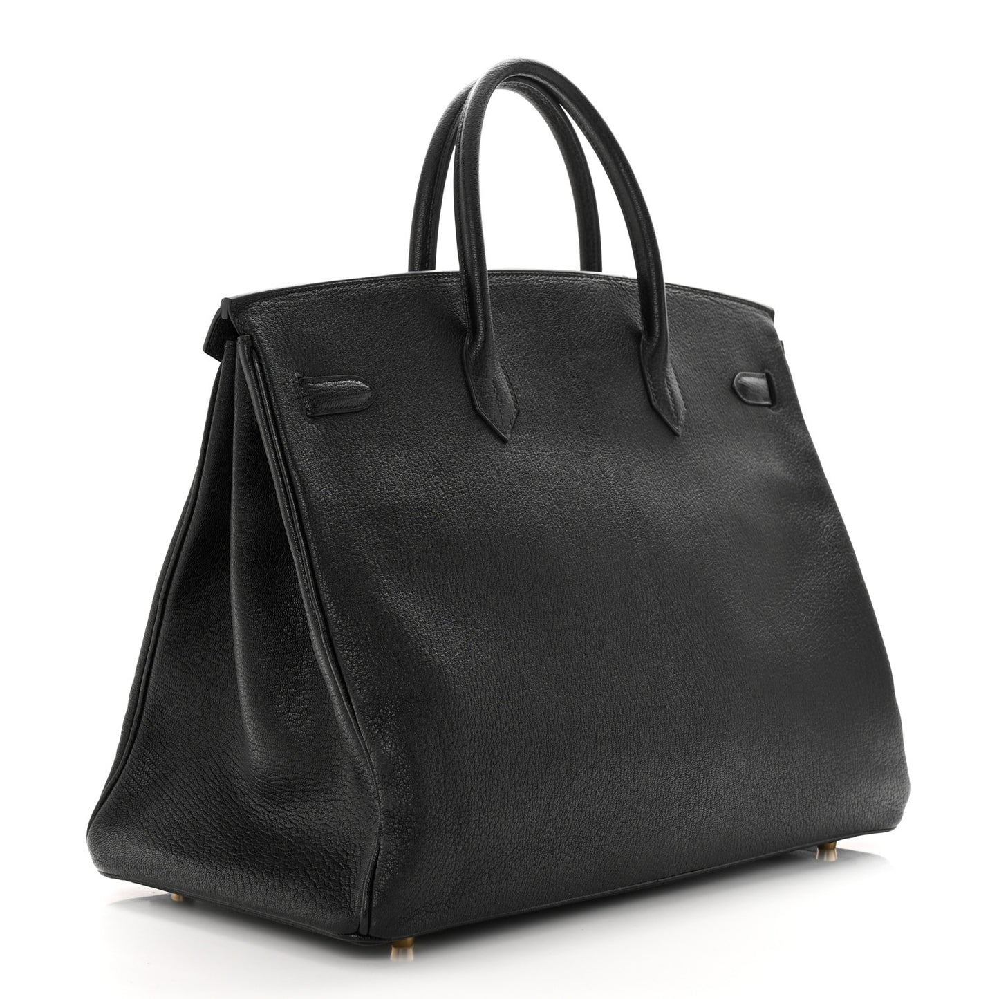 Chevre De Coromandel Birkin 40 Black