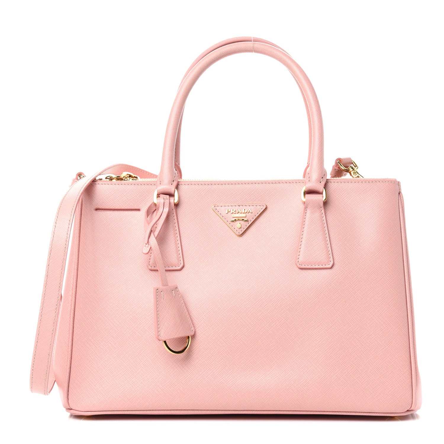 Prada Saffiano Small Galleria Double Zip Tote Orchidea 1 of 10