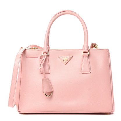 Prada Saffiano Small Galleria Double Zip Tote Orchidea 1 of 10