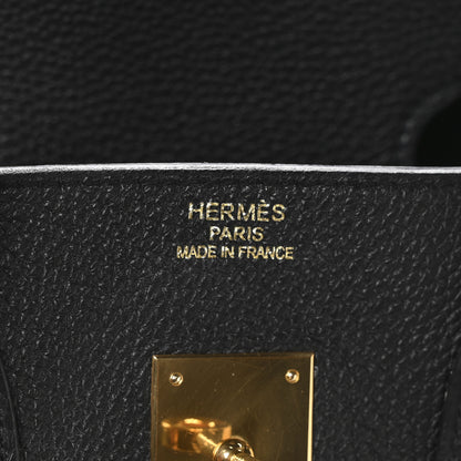 Hermes Togo Birkin 35 Black 6 of 10