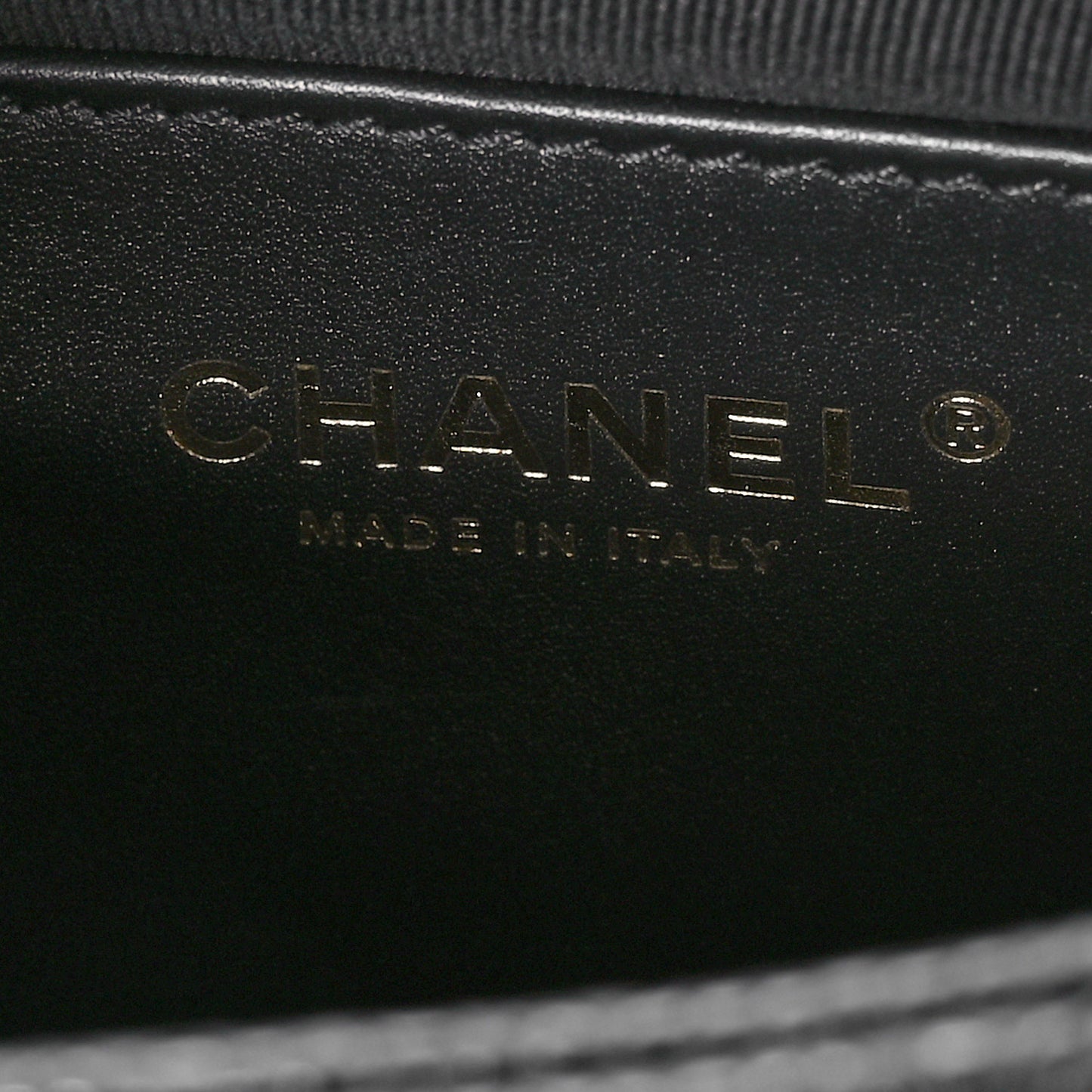 Grained Lambskin Quilted Mini Flap Black