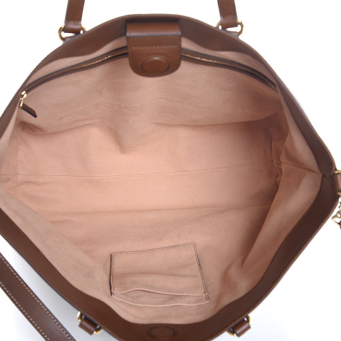 Soft GG Supreme Monogram Medium Crossbody Tote Beige Cuir