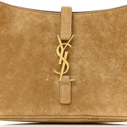 Saint Laurent Suede Calfskin Le 5 A 7 Hobo Beige 8 of 12