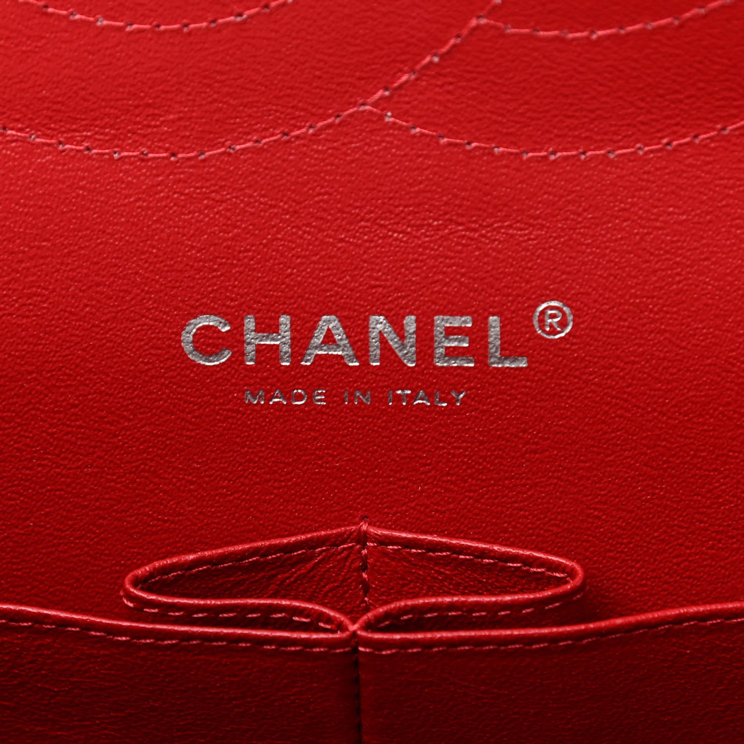 Chanel Caviar Quilted Jumbo Double Flap Red 6 of 10