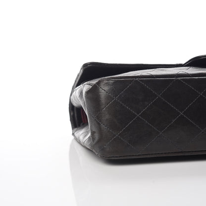 Chanel Lambskin Quilted Medium Double Flap Black 5 of 17