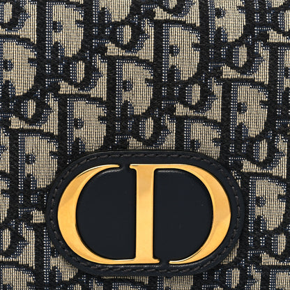 Christian Dior Oblique Montaigne 2-In-1 Pouch Blue 7 of 10