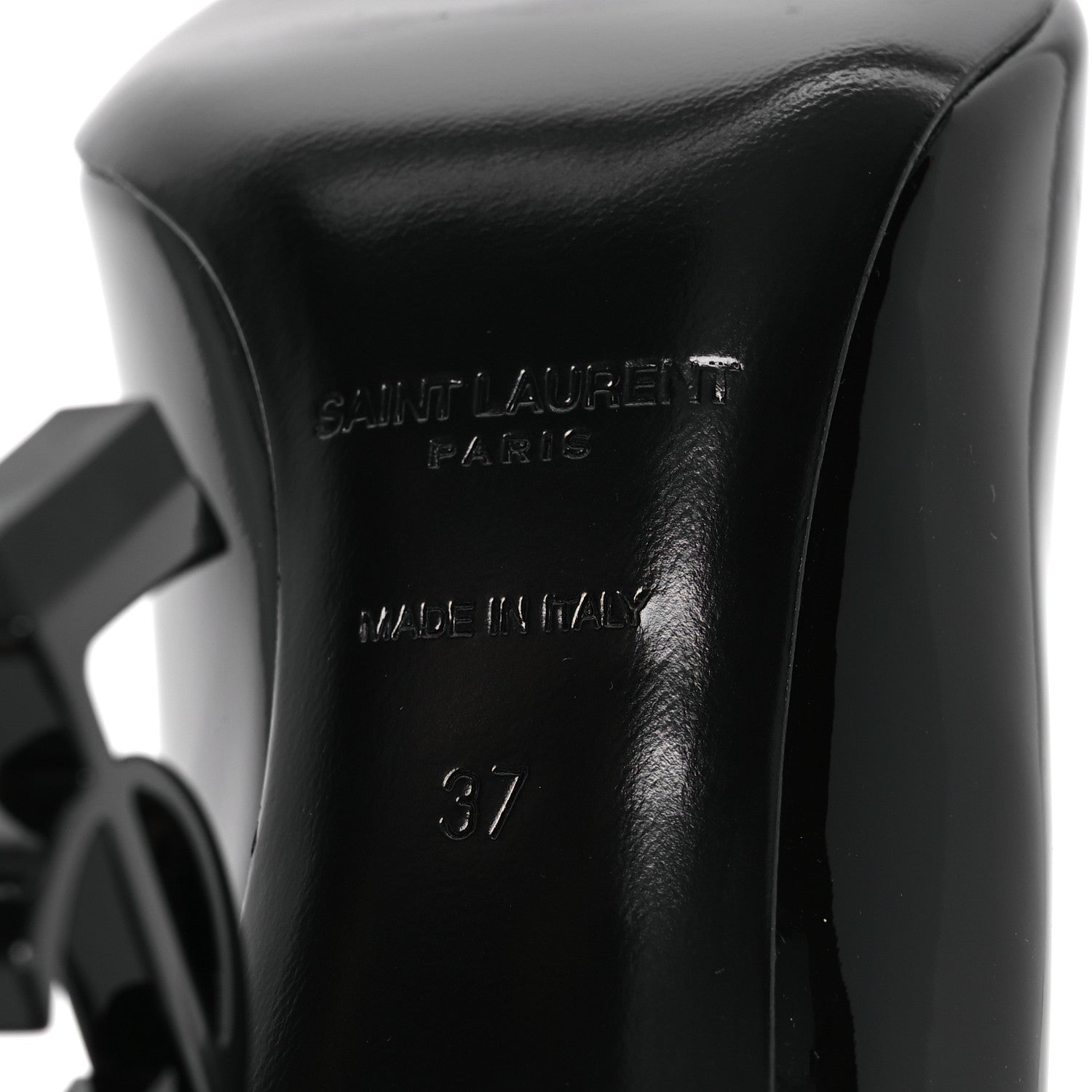 Saint Laurent Patent Opyum 85 Pumps 37 Black 8 of 12