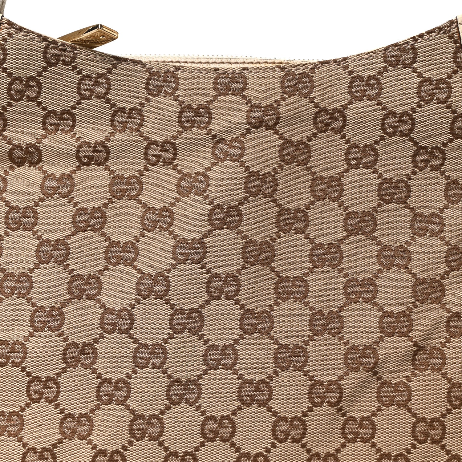 Gucci Monogram Creole Hobo Ivory 8 of 10