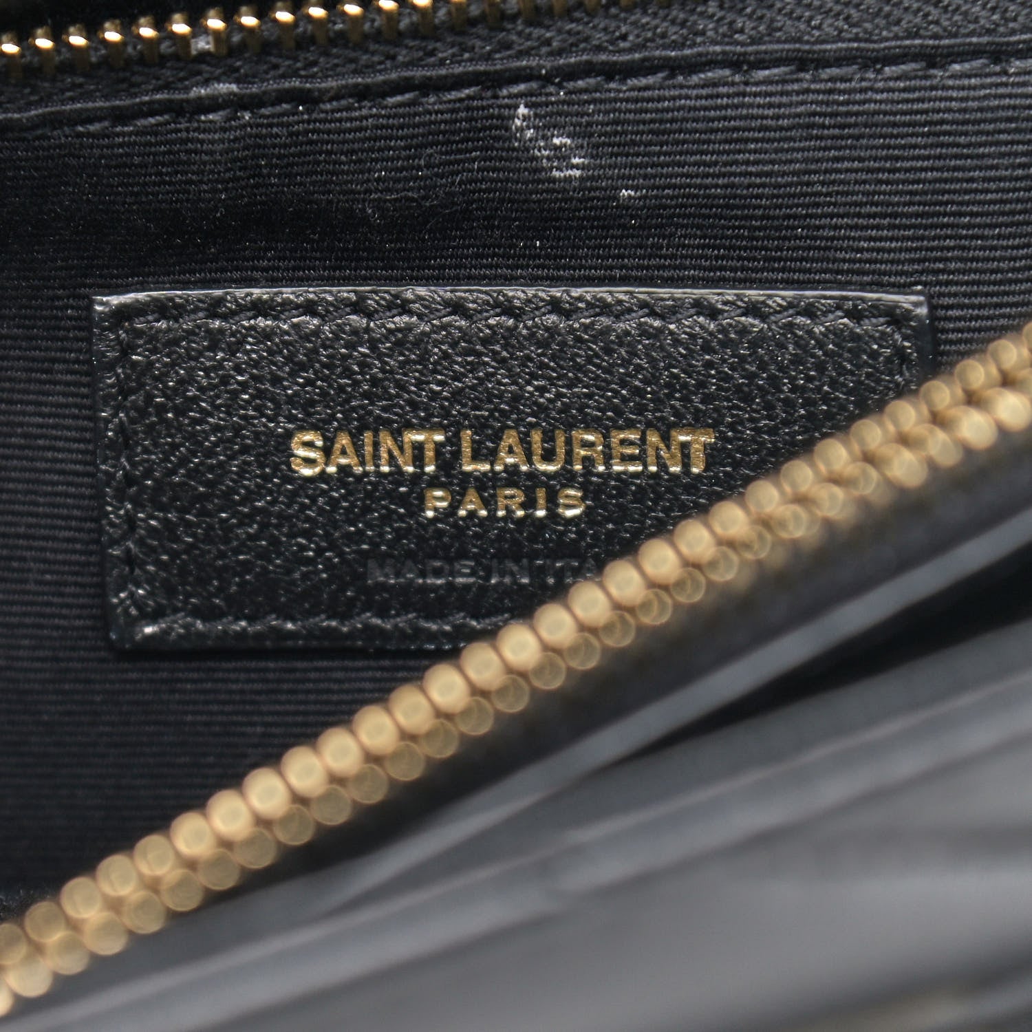 Saint Laurent Calfskin Y Quilted Monogram Medium Loulou Chain Satchel Black 6 of 9