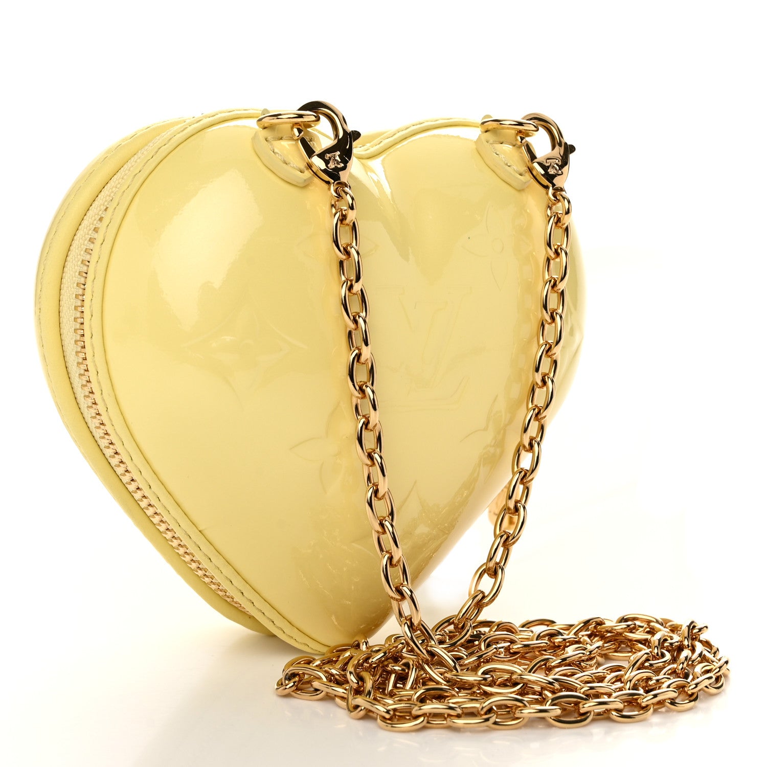 Louis Vuitton Vernis Keep My Heart Chain Bag Chic Yellow 3 of 10