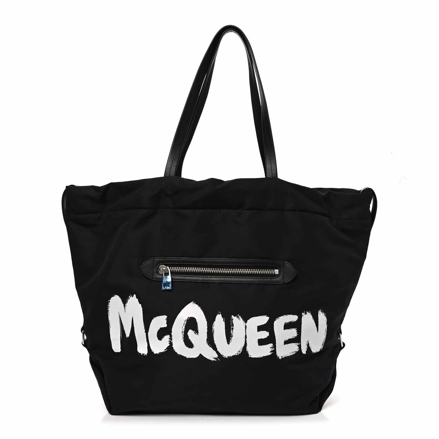 Nylon Graffiti Logo The Bundle Tote Black White