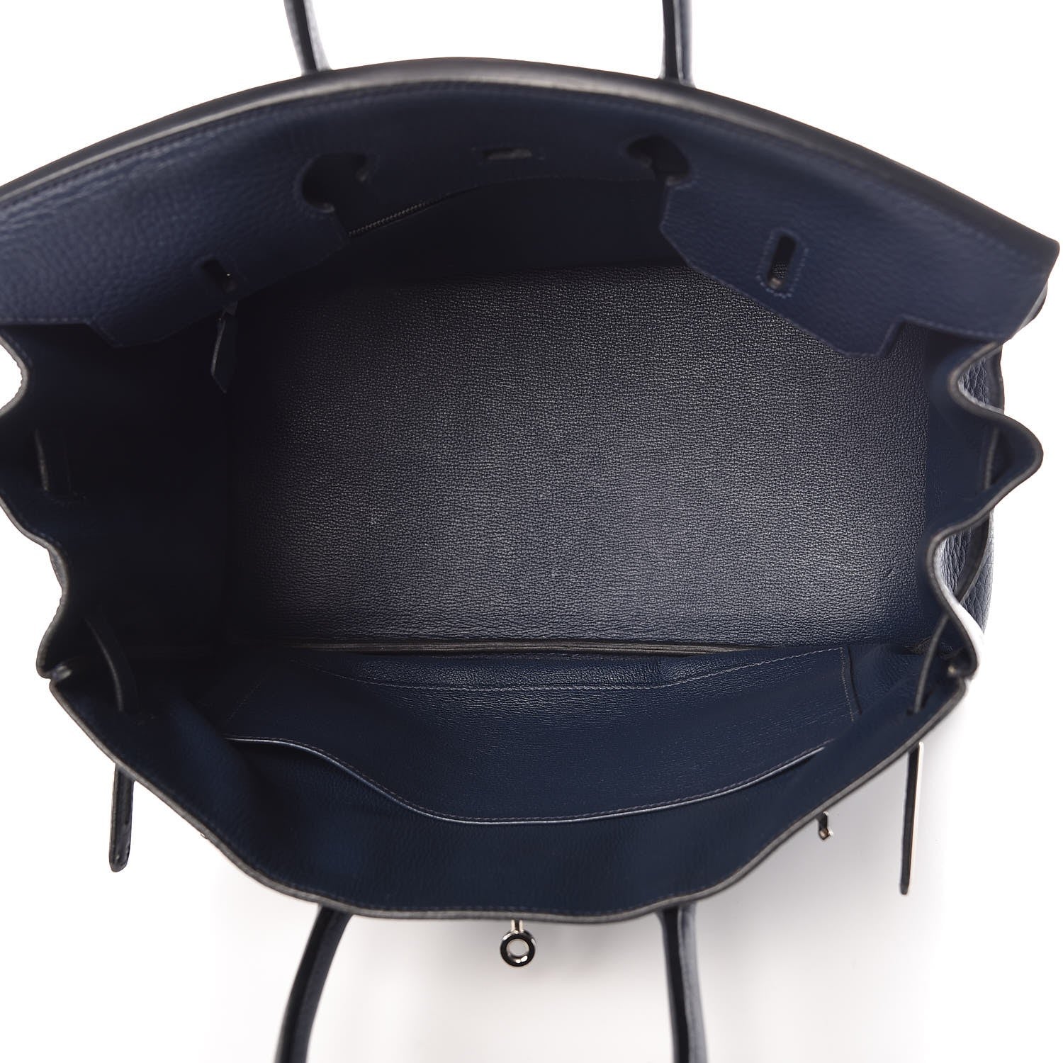 Hermes Taurillon Clemence Birkin 35 Bleu Abysse 5 of 14