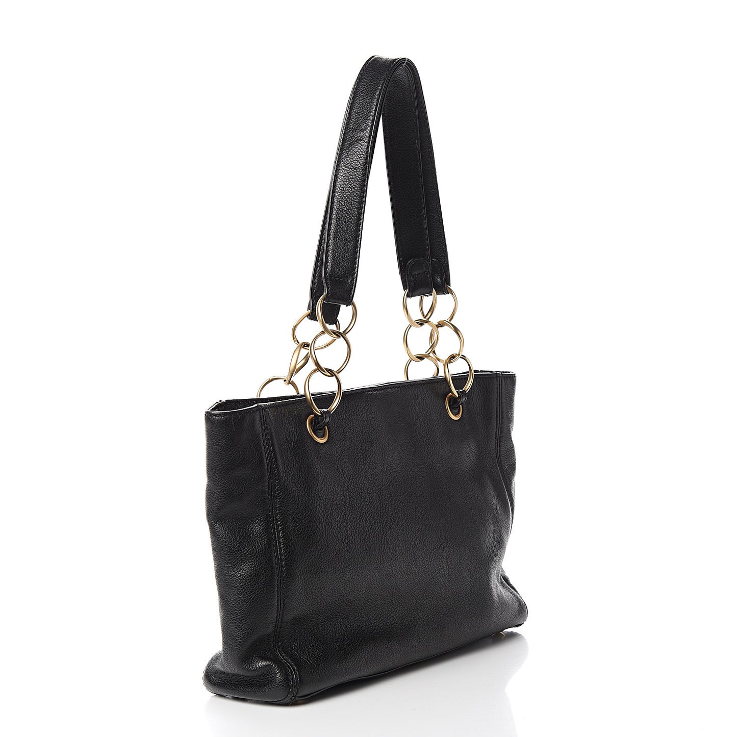 Caviar CC Shoulder Bag Black