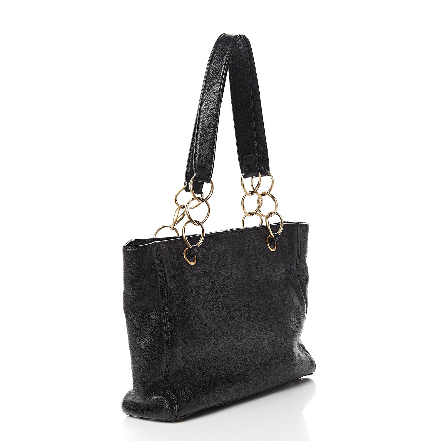 Chanel Caviar CC Shoulder Bag Black 2 of 9