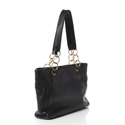 Chanel Caviar CC Shoulder Bag Black 2 of 9