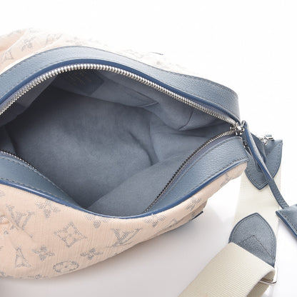 Louis Vuitton Monogram Denim Pochette Round Blue 5 of 7