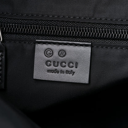Gucci Techno Canvas Web Single Buckle Backpack Black 5 of 8