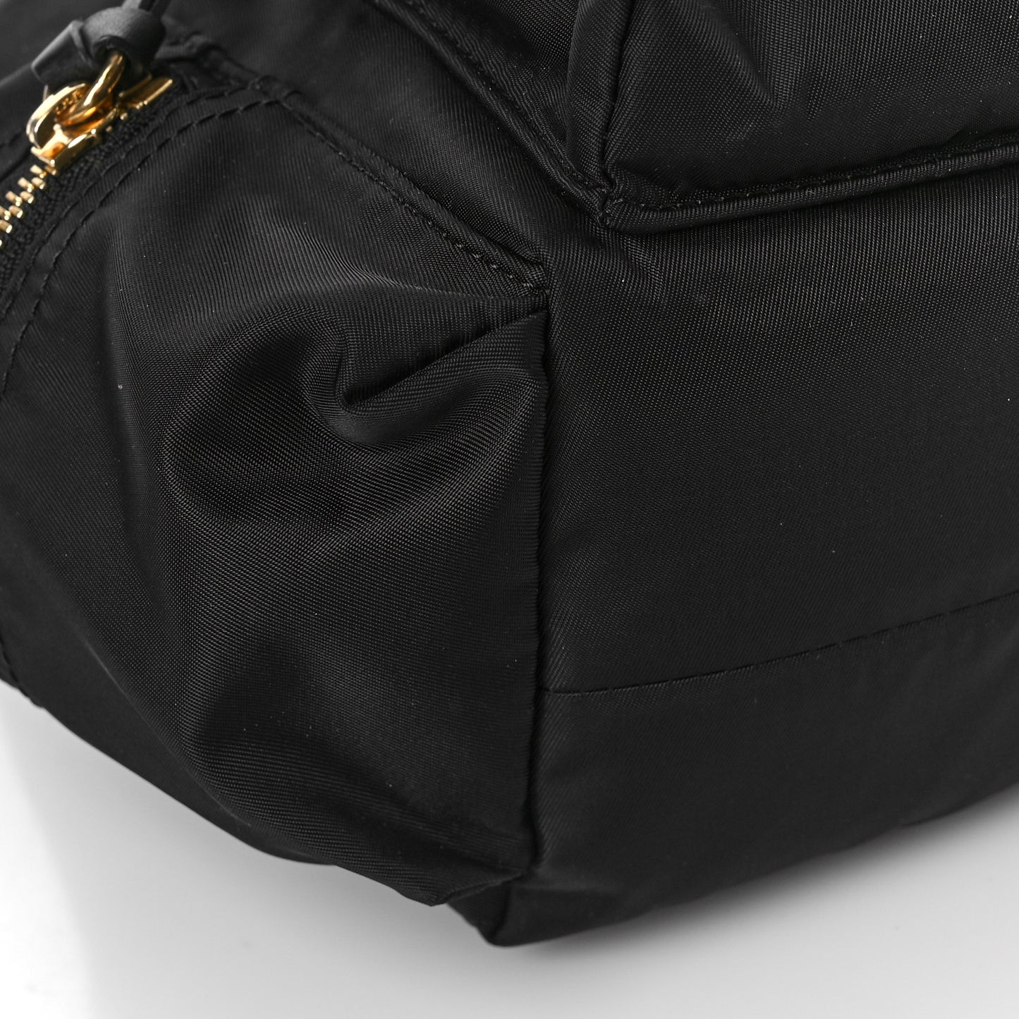 Nylon Small Rucksack Backpack Black