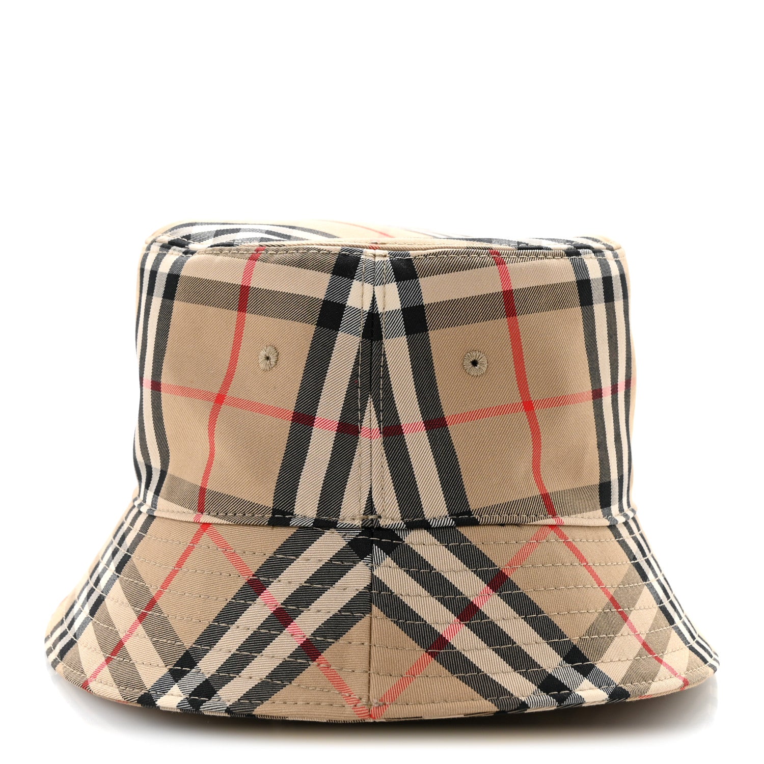 Burberry Technical Cotton Vintage Check Bucket Hat S Archive Beige 5 of 10