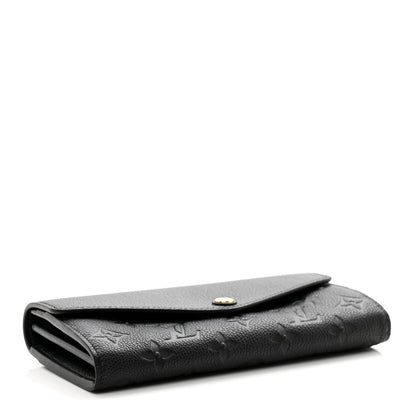 Louis Vuitton Empreinte Sarah Wallet NM Black 5 of 8