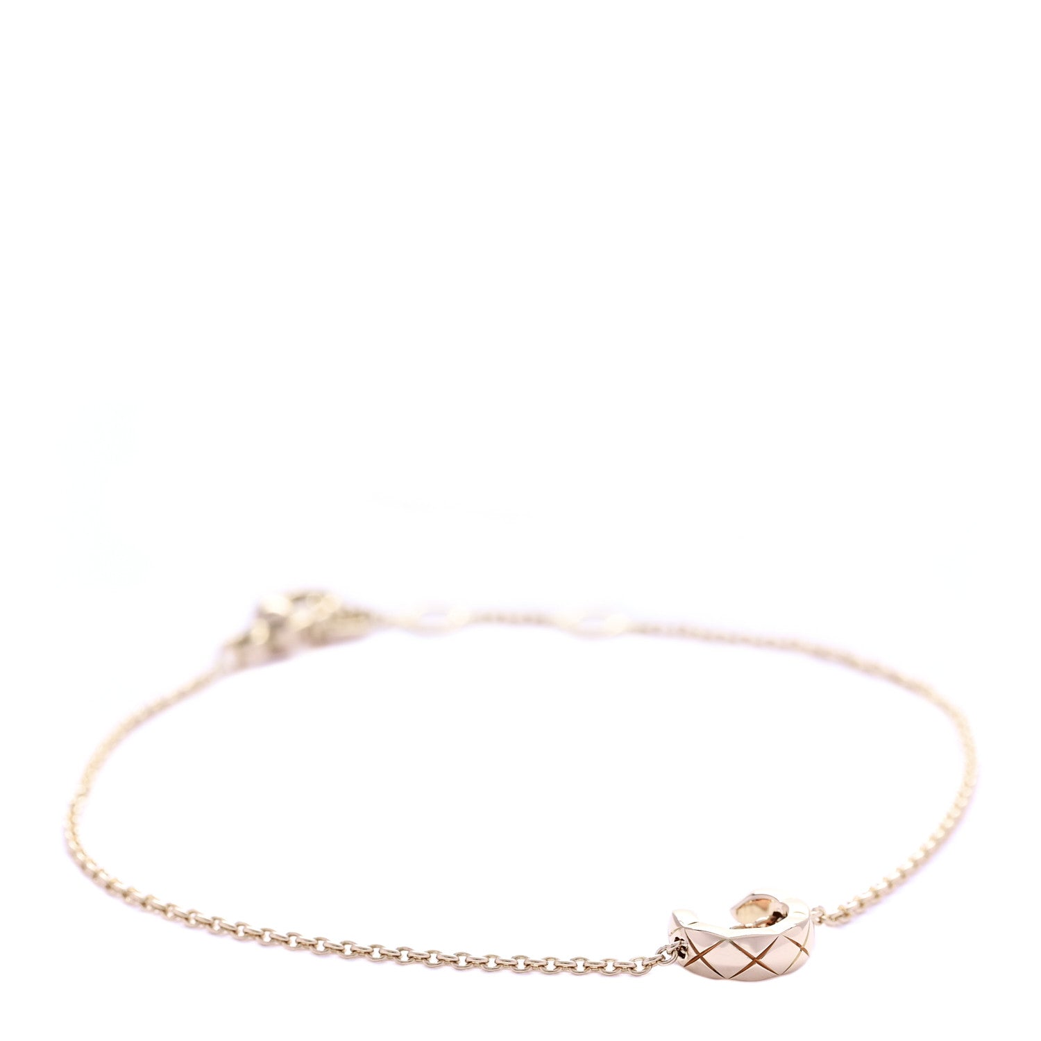 Chanel 18K Beige Gold Coco Crush Station Bracelet 1 of 4