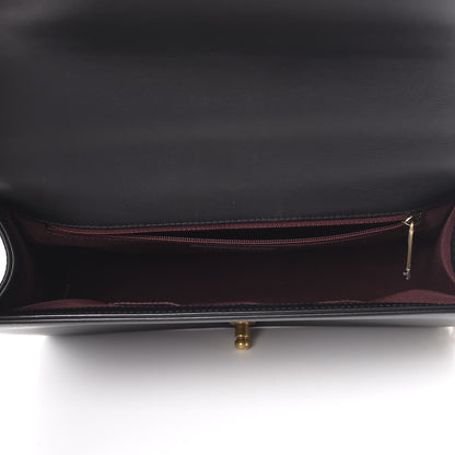 Chanel Calfskin Caviar Suede Chevron New Medium Boy Flap Black 5 of 12