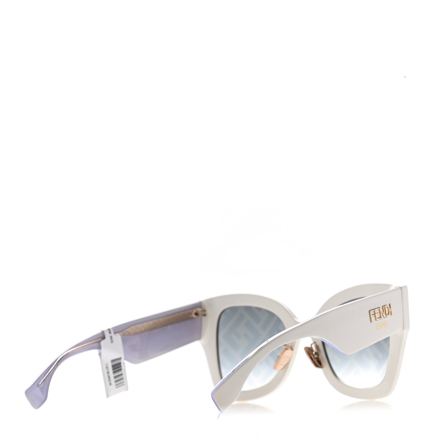Acetate FF Sunglasses FF 0434/G/S White Gold