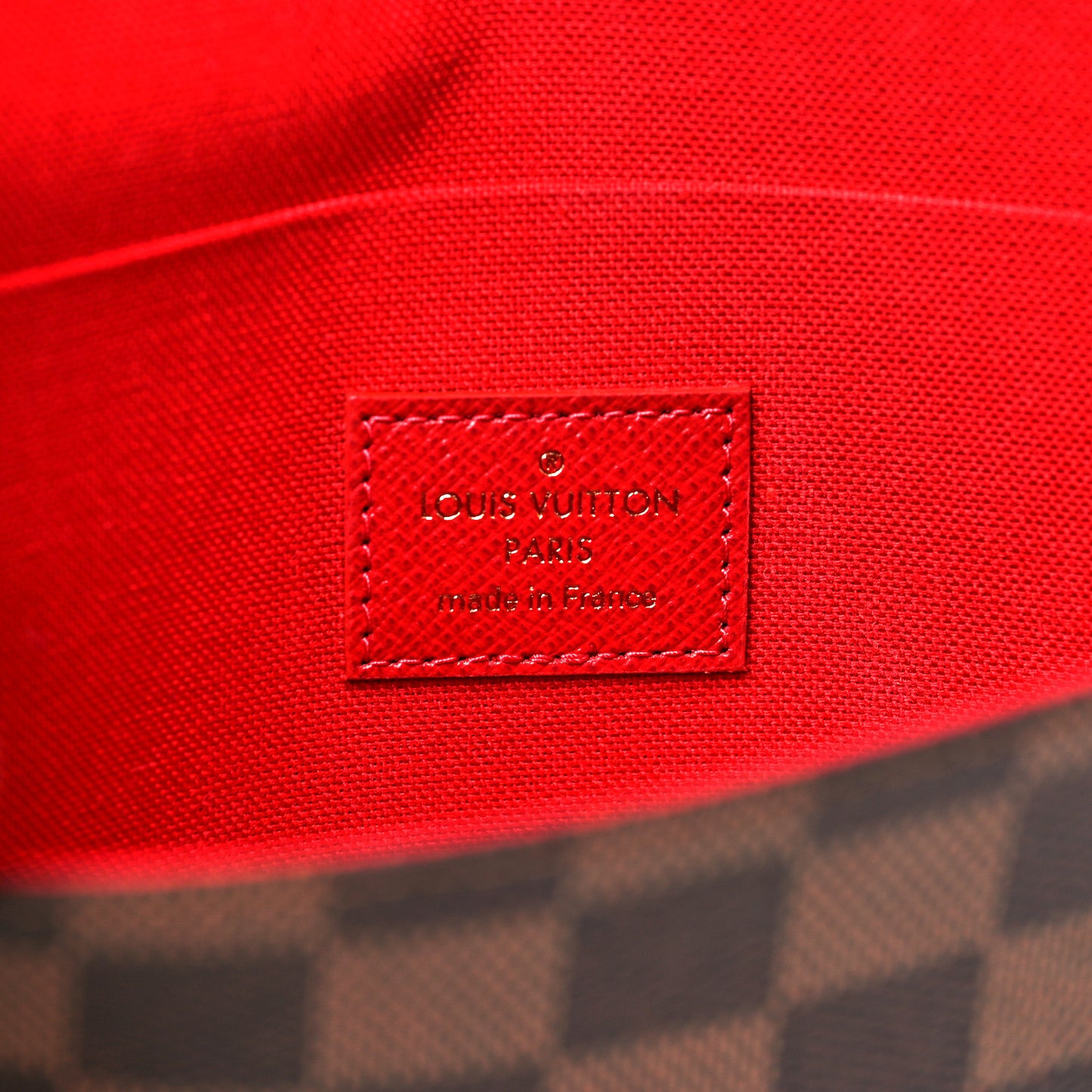 Damier Ebene Pochette Felicie Chain Wallet