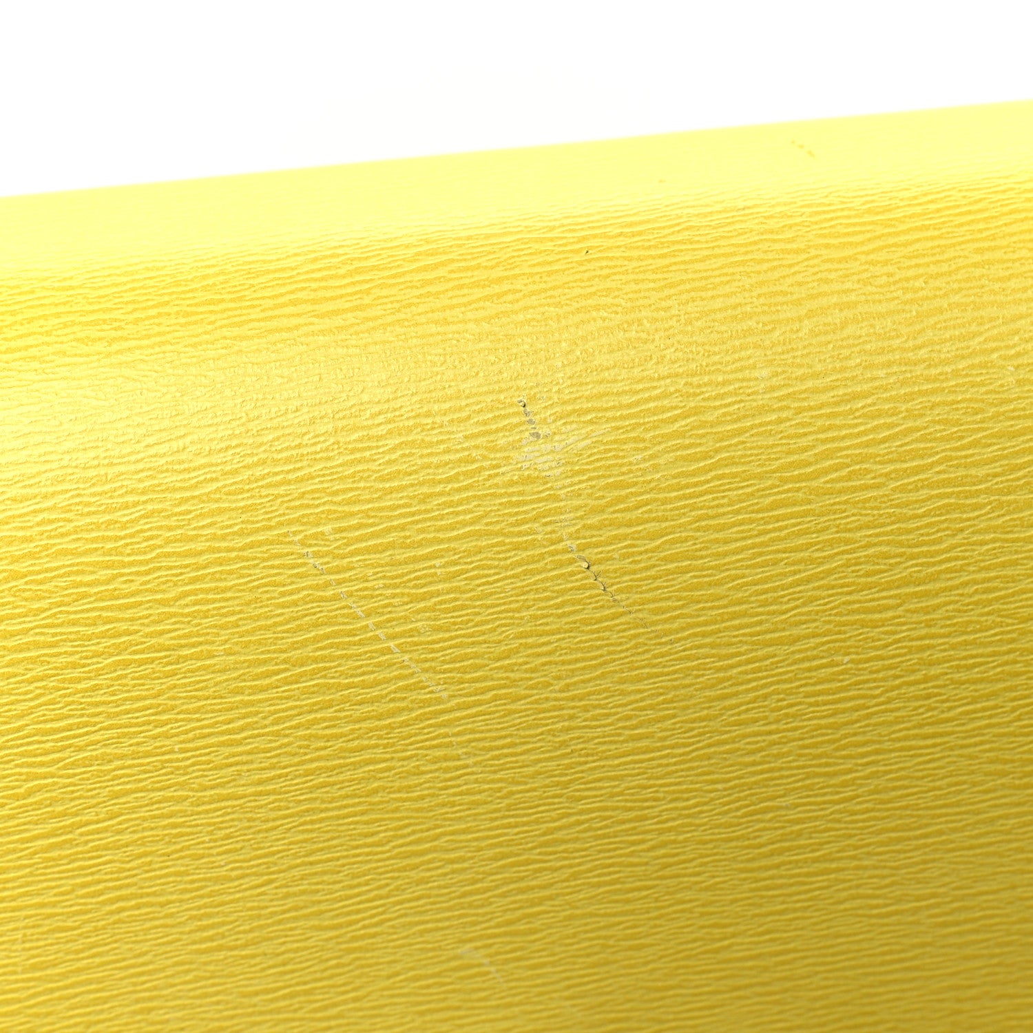 Celine Liege Calfskin Medium Classic Box Flap Bag Fluo Yellow 12 of 14