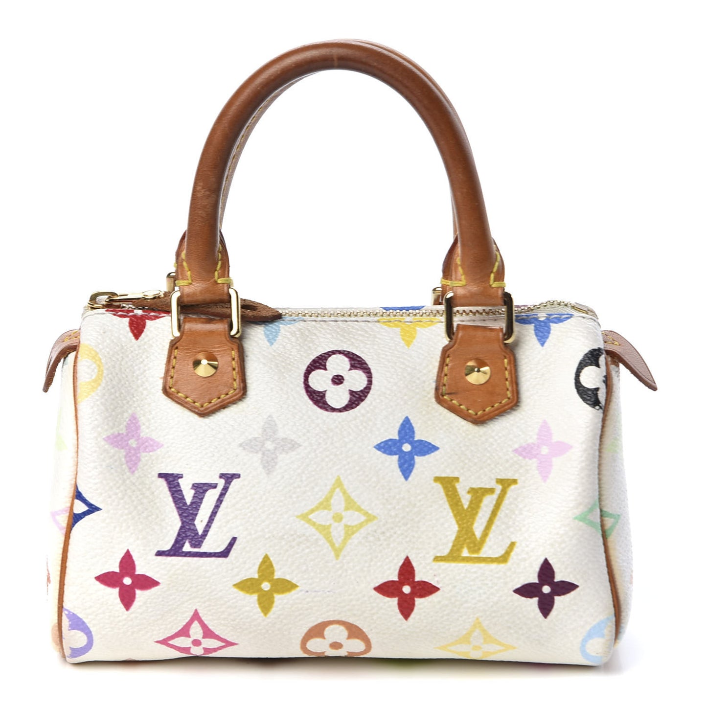 Monogram Multicolor Mini Sac HL Speedy White