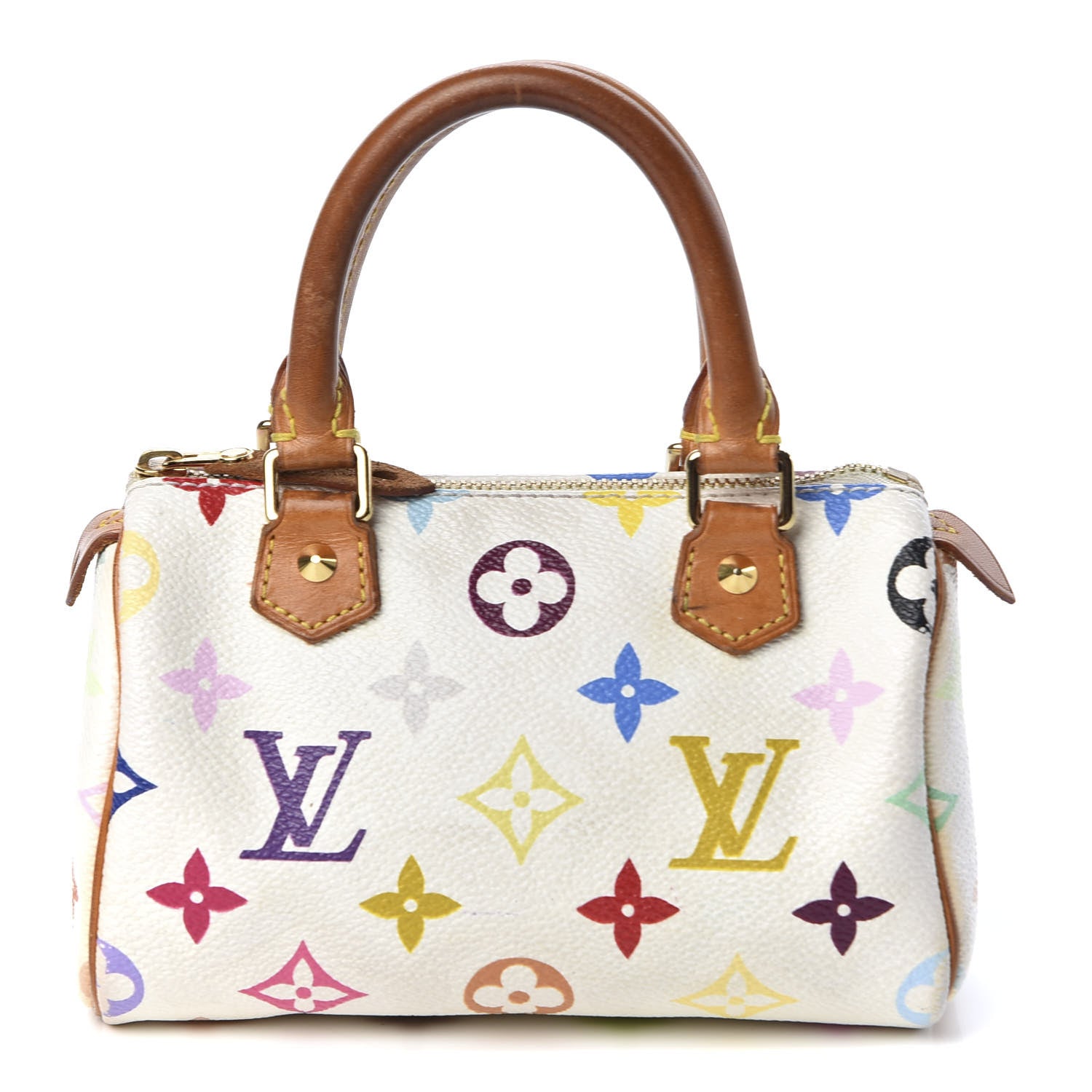 Louis Vuitton Monogram Multicolor Mini Sac HL Speedy White 1 of 7