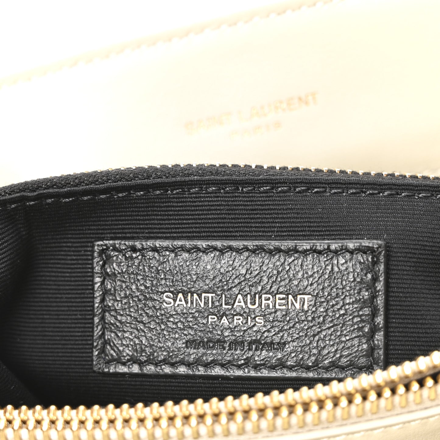 Calfskin Y Quilted Monogram Medium Loulou Chain Satchel Crema Soft
