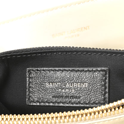 Saint Laurent Calfskin Y Quilted Monogram Medium Loulou Chain Satchel Crema Soft 6 of 11