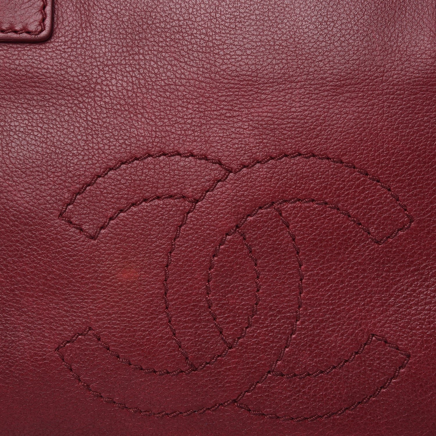 Chanel Calfskin CC Bowler Red 8 of 11