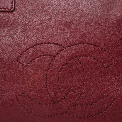 Chanel Calfskin CC Bowler Red 8 of 11