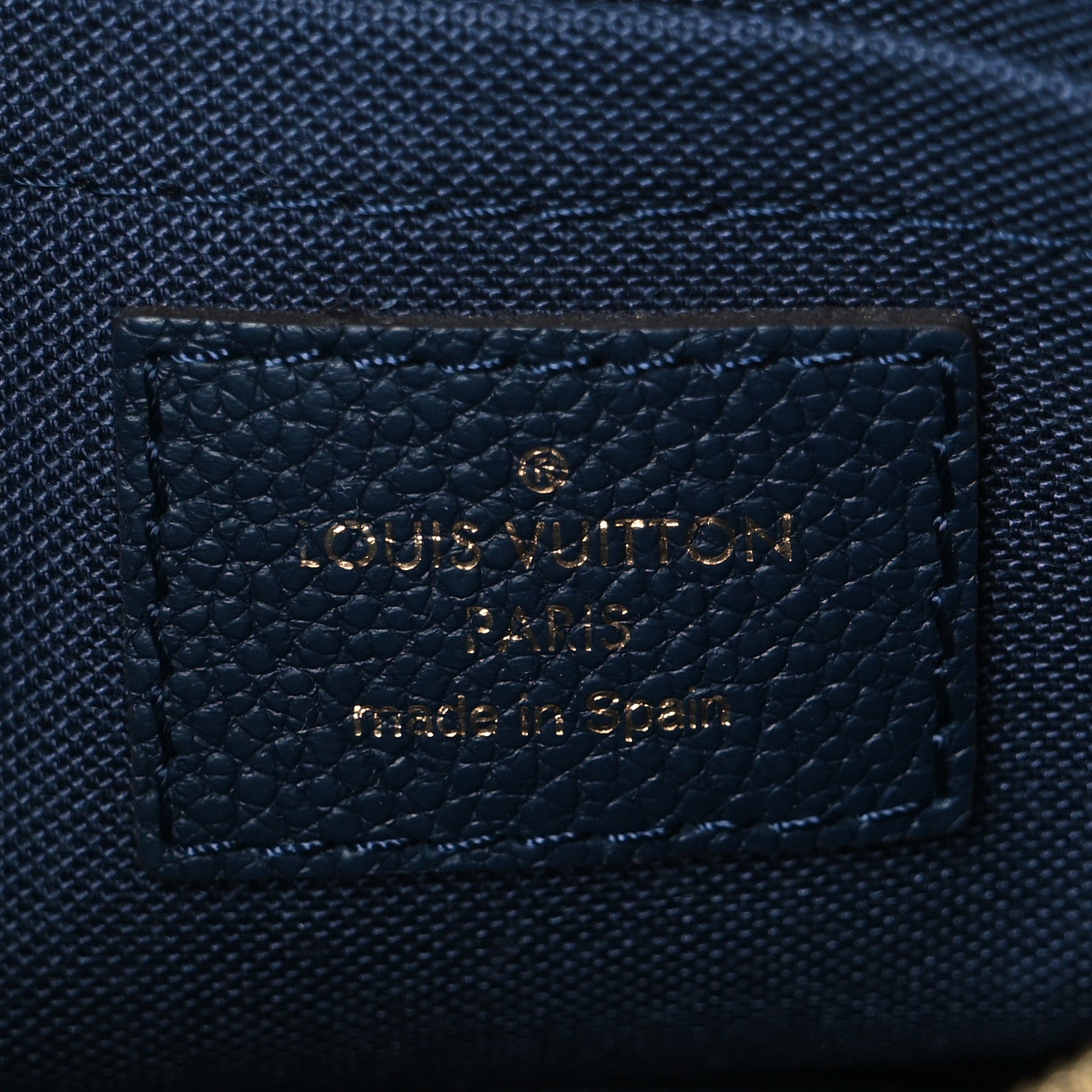 Louis Vuitton Monogram Pallas Clutch Blue Marine 6 of 10