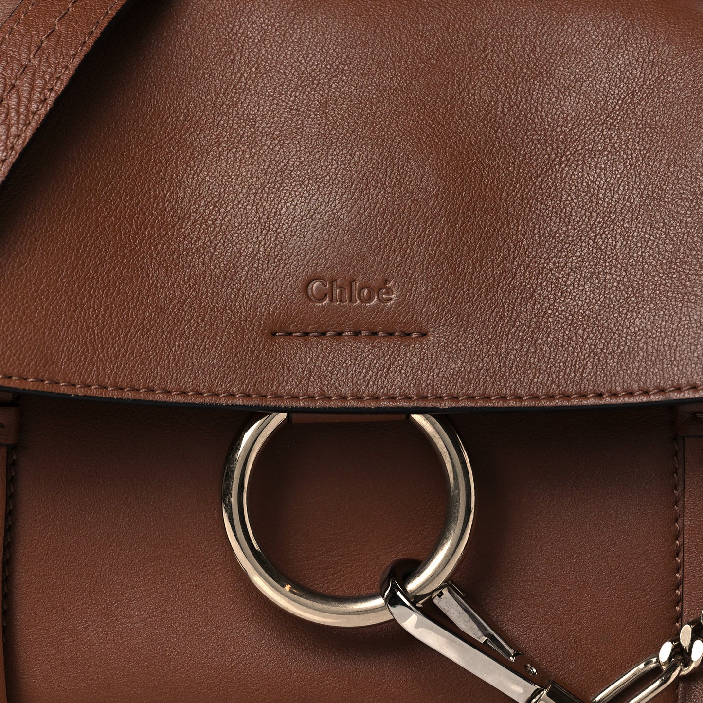 Calfskin Mini Faye Day Shoulder Bag Tan