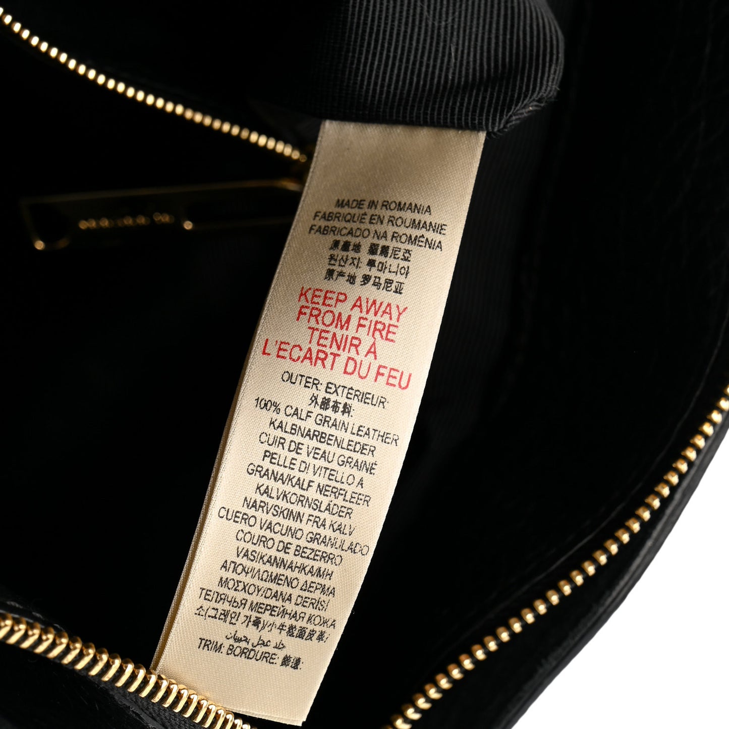 Heritage Grain Check Embossed Medium Dewsbury Tote Black