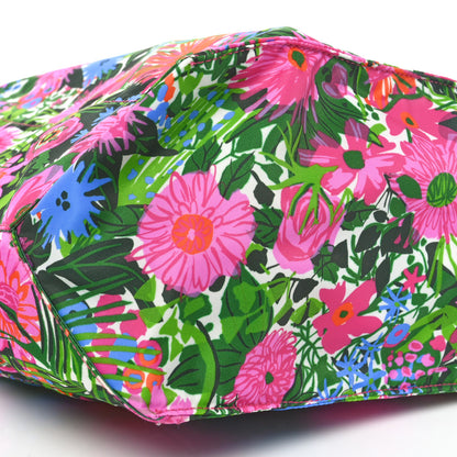 Prada Tessuto Nylon Floral Print Tote Pink 9 of 9