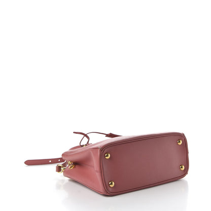 Prada Saffiano Mini Galleria Double Zip Tote Tamaris 4 of 11