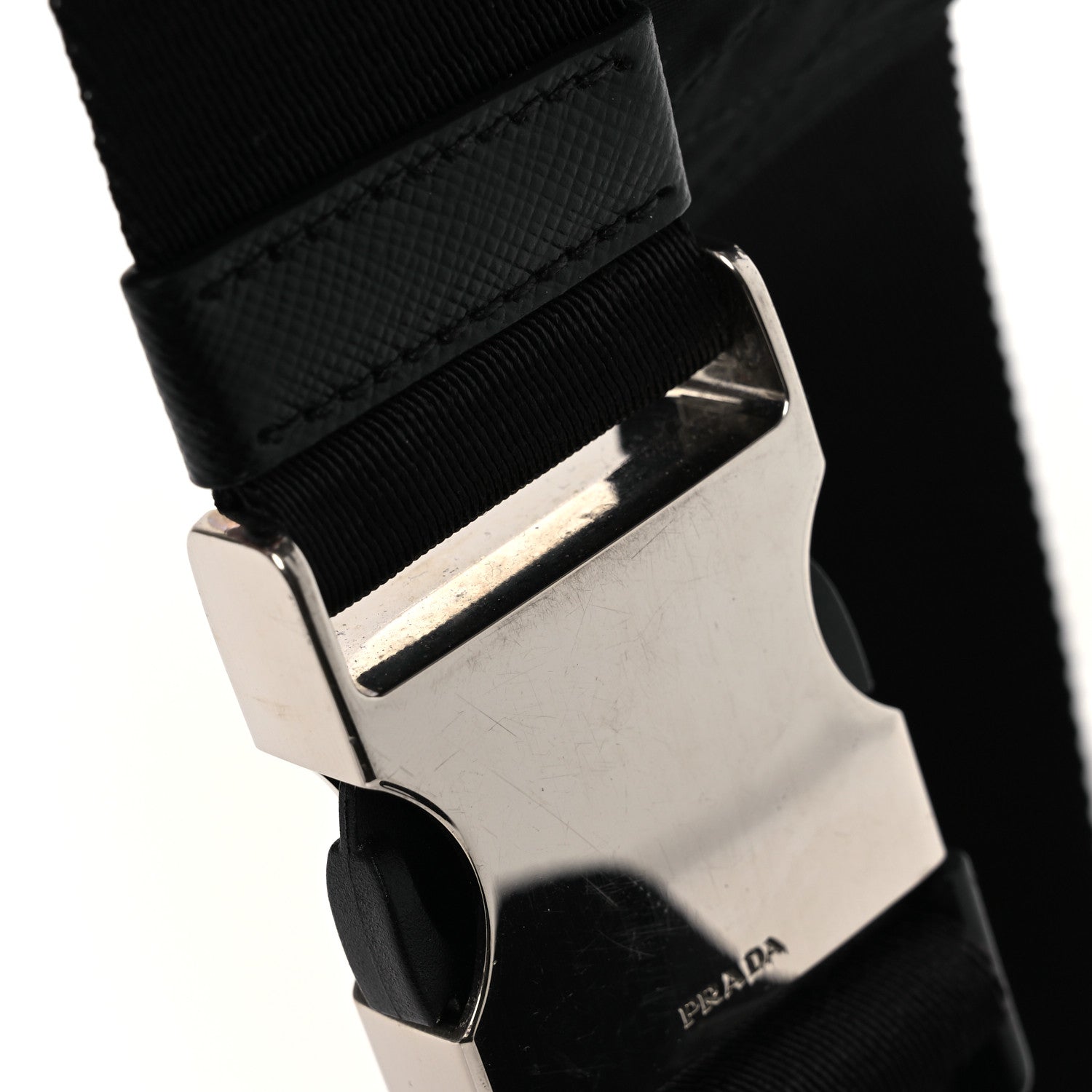 Prada Re-Nylon Saffiano Belt Bag Black 10 of 10
