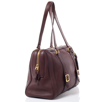 Prada Vitello Daino Bowler Brown 3 of 10