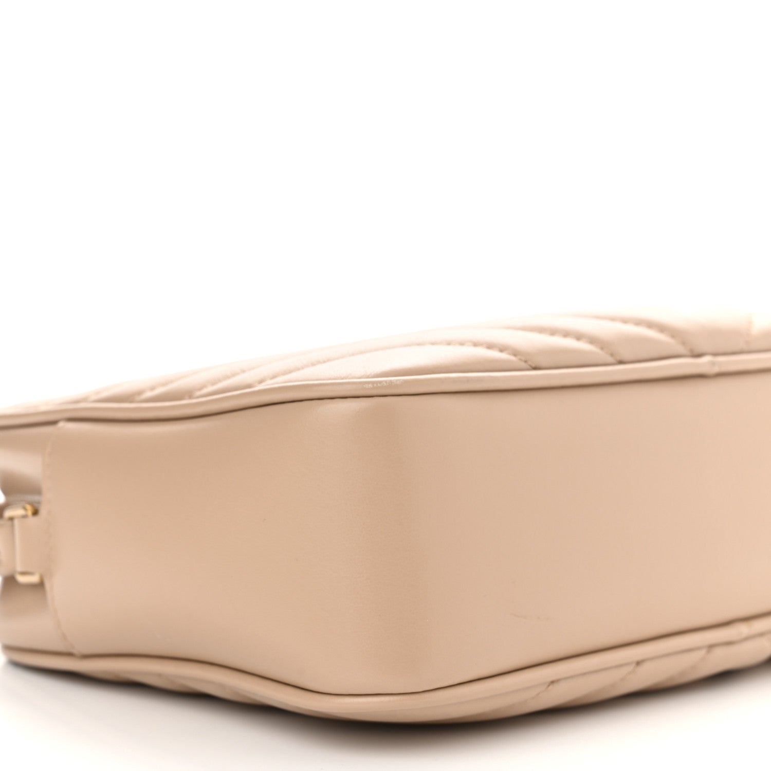 Saint Laurent Calfskin Matelasse Monogram Lou Camera Bag Dark Beige 9 of 11